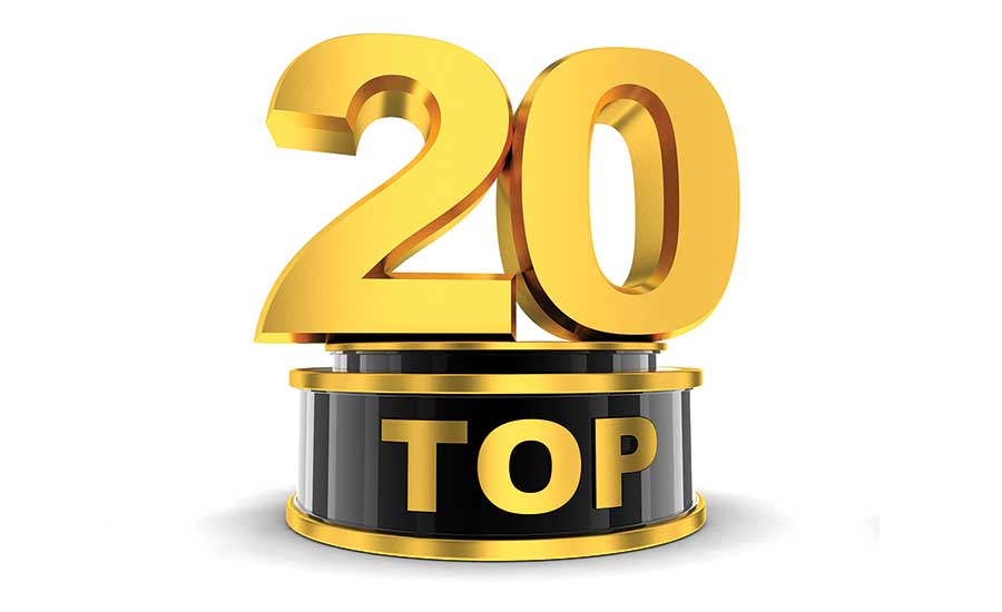 La “Top Twenty” anno 2020