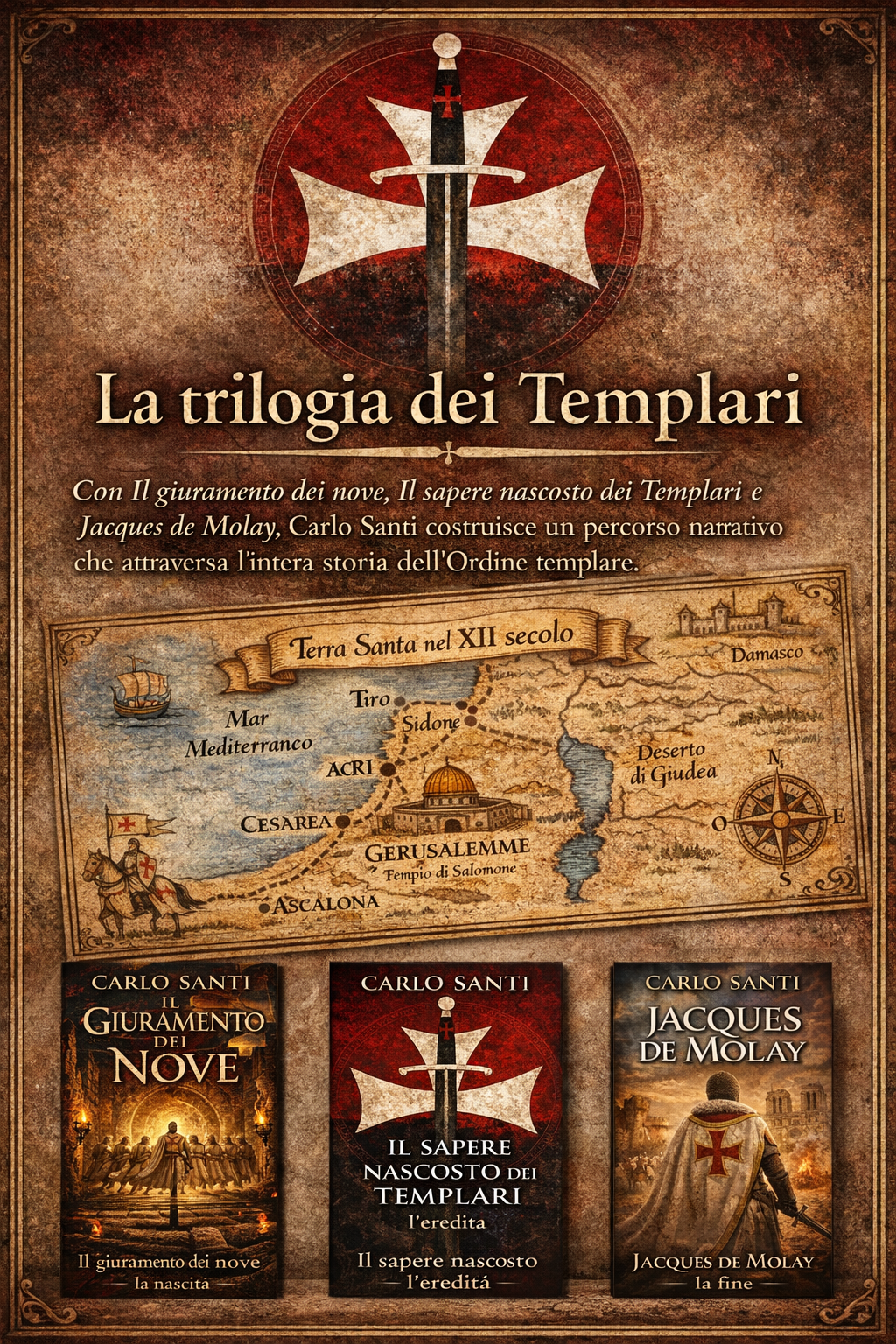 La Trilogia sui Templari - di Carlo Santi