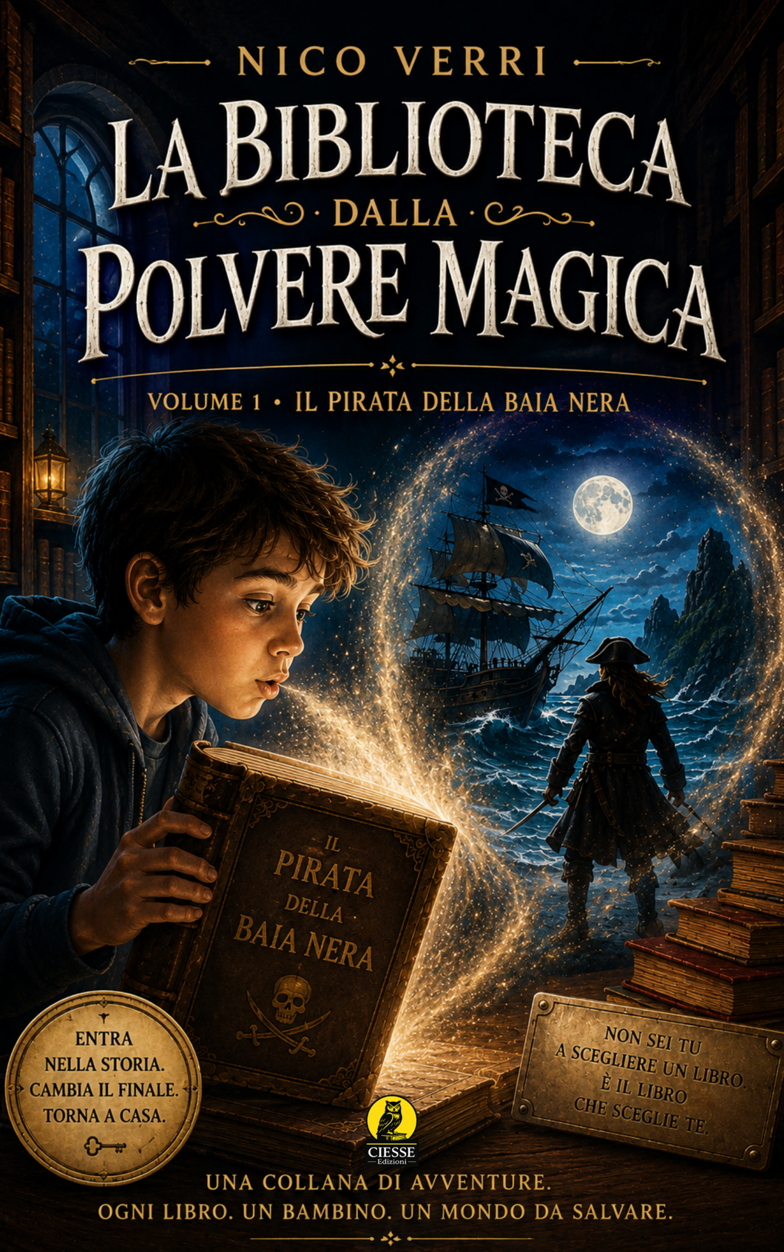 LA BIBLIOTECA DALLA POLVERE MAGICA - Il Pirata della Baia Nera